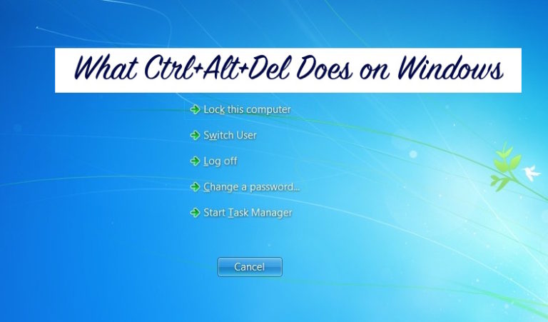 control alt delete for the mac